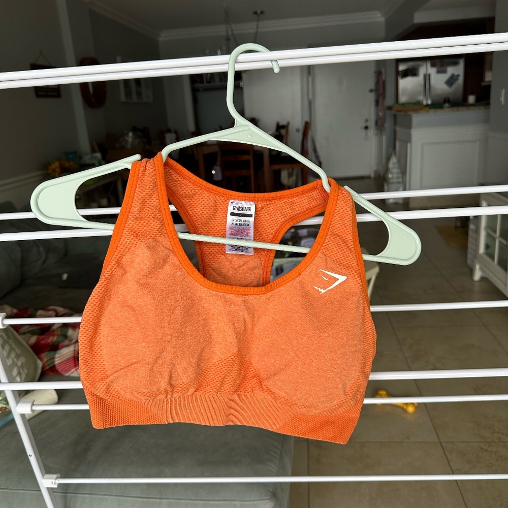 Gymshark Vital Seamless Sports Bra Orange